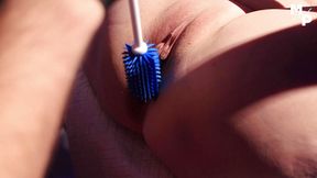 Brush out her holes