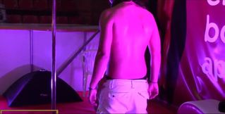 Miriam & Jorge Prado give public blowjobs to busty brunettes