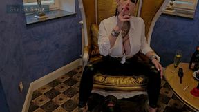 Miss Alessa Milano Smoking Spitting Ashtray Humiliation Fanclub