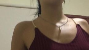 Beautiful skinny girl rides my cock and fills my pussy with milk