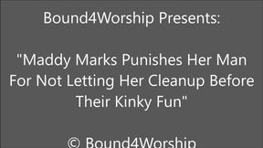 Maddy Marks Punishes Her Guy With Her Feet - WMV