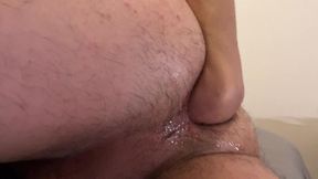 first time fisting my ass!!!