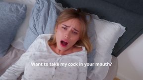 Look at my wet pussy and put your thick cock in your stepsister already