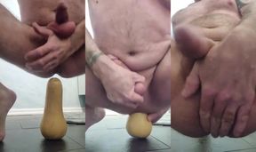My 8 inch cock cumming 2 times.