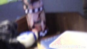 Naughty group of friends bareback a twink hard