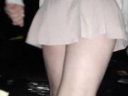 fat ass and panties - caught upskirt in public
