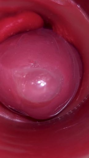 Must-see moment from &quot;Inside a Camgirl Cervix POV Camera in Vagina with big dick toy&quot;