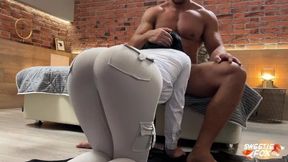 Eren Yeager Rough Anal Fucks Mikasa Twice Cumming on Ass and Pussy