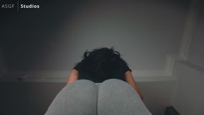 Chicana finds you staring at her YOGA PANTS ASS! Now she'll FLATTEN you into the ground with it!! ASS DOMINATION! - MOV copy