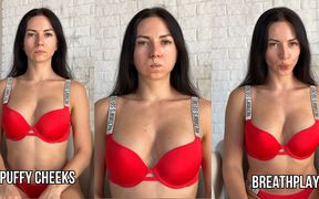 Puffy Cheeks Breathplay - Deep Hold & Moaning Struggle