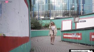 Emily Blake Gets Fucked Hard By A Generous Stranger In The Street