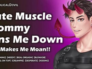 My Hotty Best Friend Pinned Me Down to Show Me Her Muscles, We Started Making Out, Then She Rode My Dong Like a Fine Angel -- BOY MOANING Audio Roleplay for Women -- Friends to Lovers