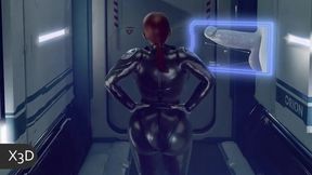 Black Widow Choosing One She Likes the Best [X3D]