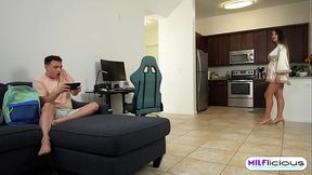 My Stepmom Anna Is Horny &amp_ Pregnant Creampie TEASER