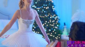 Bendy Bitch Molly Little Takes Dick in Splits During Ballet Practice with Nathan Bronson