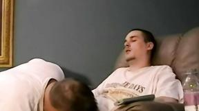 ”Deep barebacking after a blowjob with chubby gay & twink”