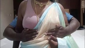 Step-brother Fucking Own Step-sister in Saree