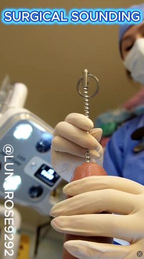 6 min POV you come in for a sounding session, you are having trouble ejaculating, so Dr. Luna has you come in and we make sure you are very relax...