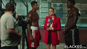 Oiled Tori Black dominated by two thick bbc in hardcore fmm