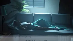 Ellie watches friend give a mind-blowing 3D cock suck