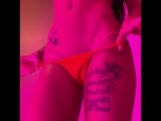 Kimber Veils Snapchat show, tanning bed tease