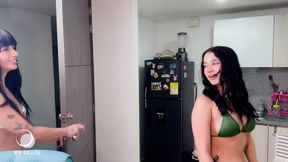 I meet a lesbian girl in colombia and she sucks my ass 5 minutes later