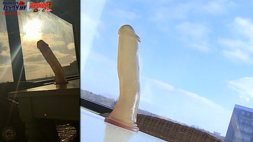 *PREMIUM* Rough Anal Huge Dildo Deep In Twink Bum, In The Sun - 2of2 DJ ButtPussy
