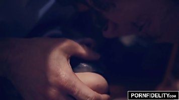 Rachael Madori isn't only getting fucked in the middle of the night she is also getting creampied