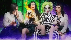 Anna Starr & Nikki Slick & Elias Cash in Just Call on Beetlejuice - StepSiblings