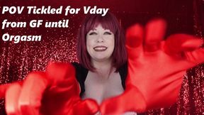 *1280x720* POV Gets Tickles for Valentines Day until Orgasm in Red Satin Gloves from GF MP4