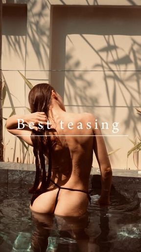 Best teasing and seduction in the swimming pool!