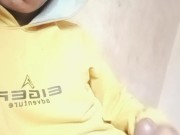 what if Shaking his dick wears a yellow jacket