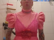 Pink sissy fuckdoll part 2