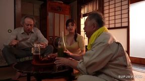 Old Man Gangbang! 25 Consecutive Creampies The Proud Busty Wife Was By The Villagers Who Went Crazy