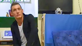 Round-assed brunette guy getting screwed in a POV movie
