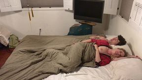 stepmom shares a bed with stepson