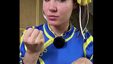 Punheta Guiada Chun-Li! Tente n&atilde_o gozar, com contagem regressiva!