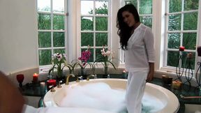 Busty Asian London Keyes Gets Her Pussy Drilled After Oily Massage