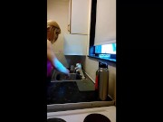sissy house wife in home chores