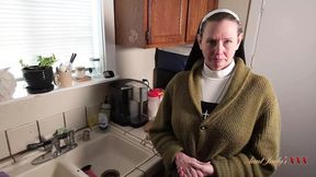 A Horny&#x1F975; Nun Fucks the Handyman