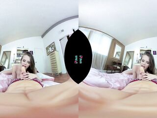 VRHUSH Jillian Janson and Pamela Morrison have pleasure with a boy sex doll