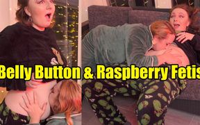 Raspberry Fetish Tickling Belly Button Fetish (arya Grander and Kisica)