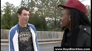 Blacks Thugs Breaking Down Sissy White Boys 04