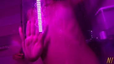 Home Party With Dildo - Lola Shine And Stacy Bloom lesbian fun.