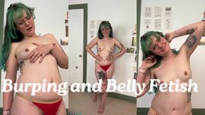 My Burping Talent and showing my BELLY