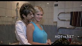 Nice bang with teen gal