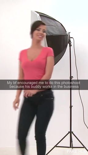 My boyfriend encouraged me to do this photoshoot because he works in t