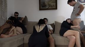 Halloween Horror Porn Movie - Vampire Anna and Oral Creampie Orgy with 3 Guys