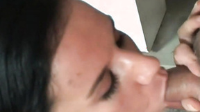 Unshaved pussied teen takes old prick