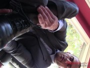 Steve Vex enjoys his own feet while showing it off to provoke